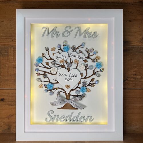 LED “ Mr & Mrs Wedding “ frame