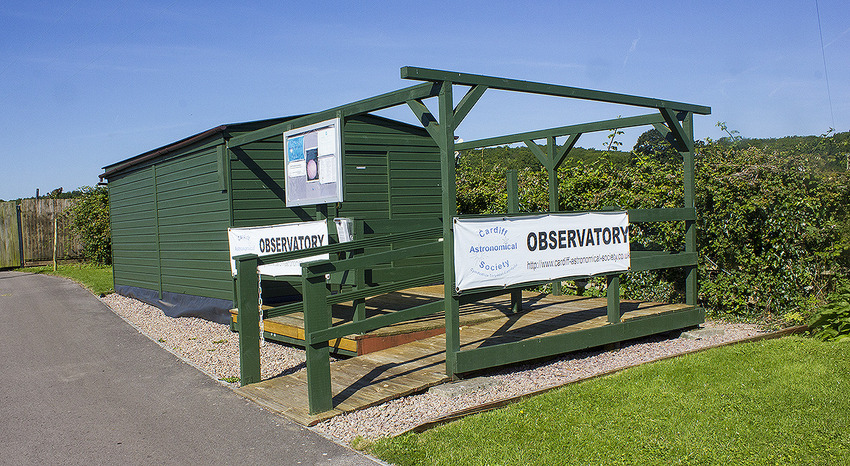 Outside the Observatory