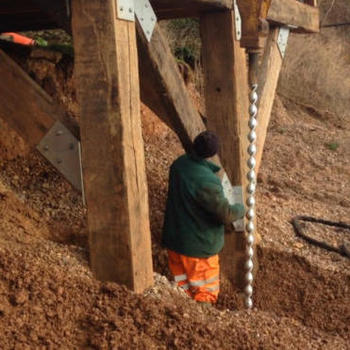 Shore up foundations of beach chalets