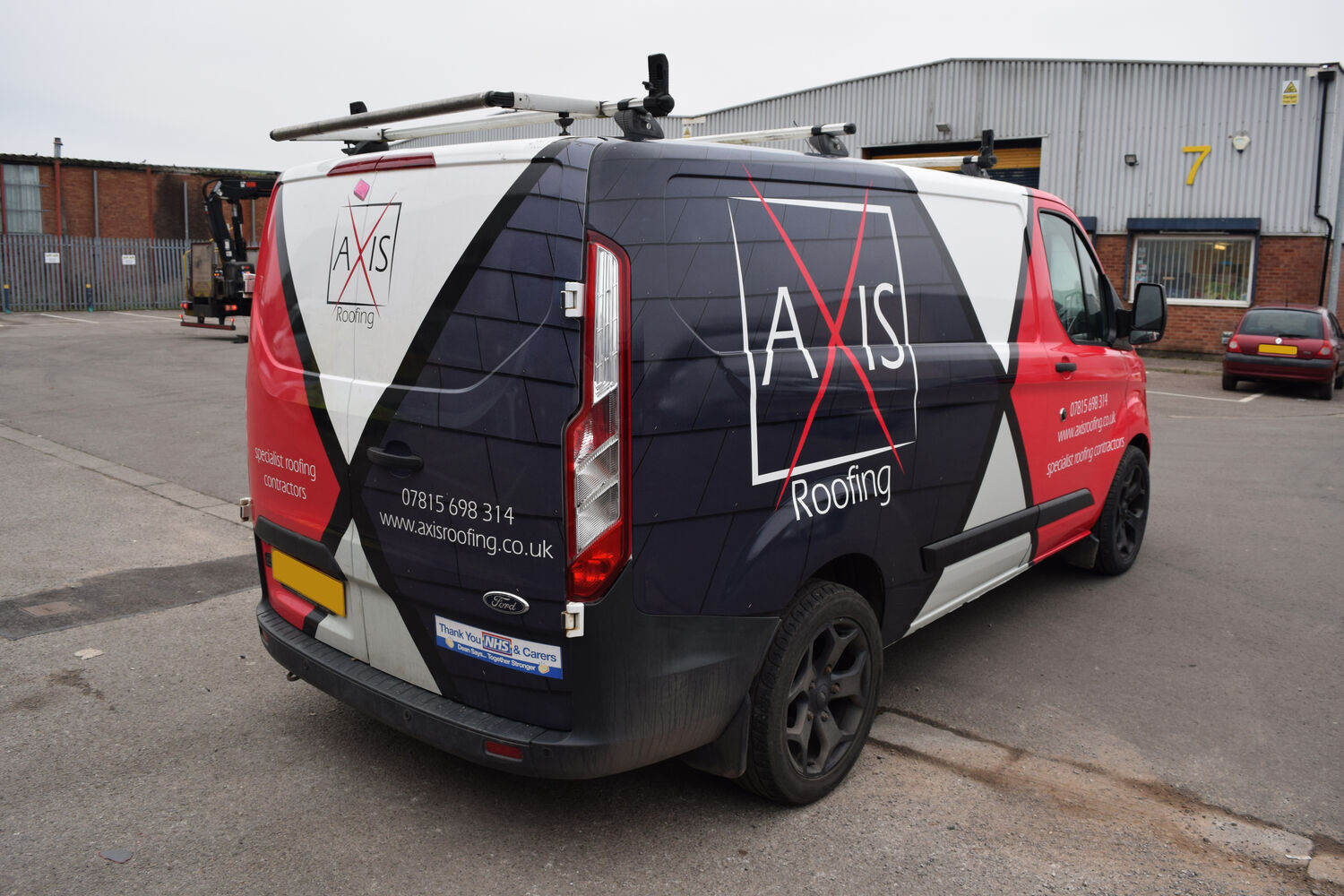 Axis Roofing - Ford Transit Custom