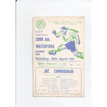 Irish Cup Semi Final Football Programmes