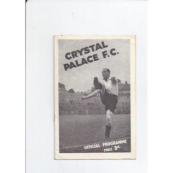 Crystal Palace Home Football Programmes