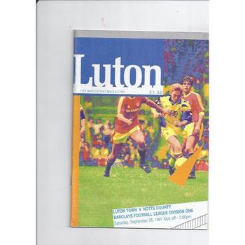 Notts County Away Football Programmes