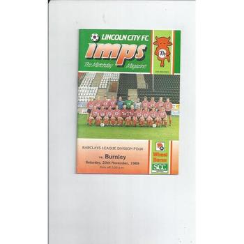 Lincoln City Home Football Programmes
