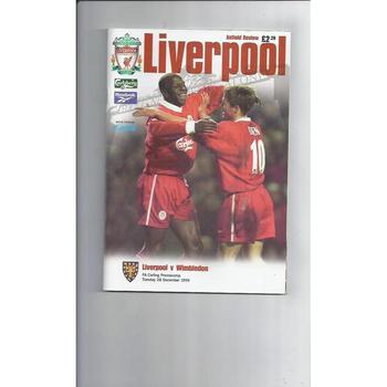 Wimbledon Away Football Programmes