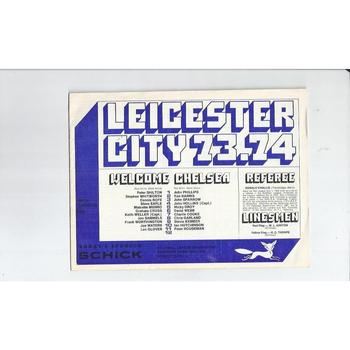 Leicester City Home Football Programmes