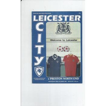 Leicester City Home Football Programmes
