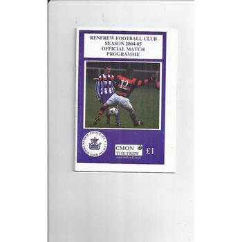 Non-League - Scottish Football Programmes