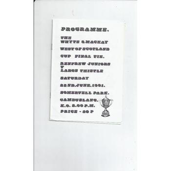 Non-League - Scottish Football Programmes