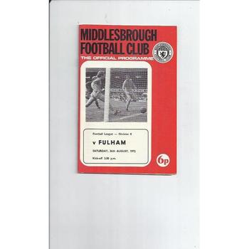 Middlesbrough Home Football Programmes