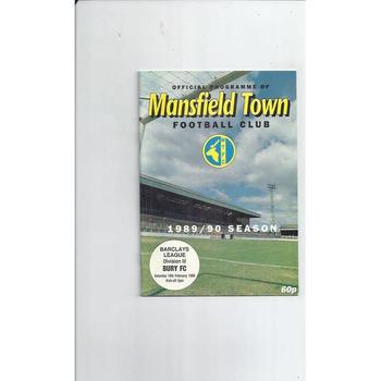 Mansfield Town Home Football Programmes