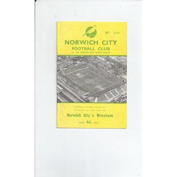 Wrexham Away Football Programmes