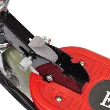 Blue Electric E Scooter Ride on Rechargeable Battery Height Adjustable 120W 24V