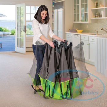 Orange Pop Up Playpen Portable Baby Play Yard