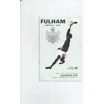 Leicester City Away Football Programmes