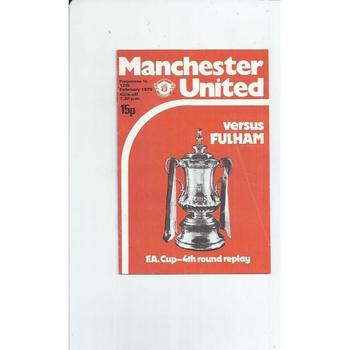 Manchester United Home Football Programmes