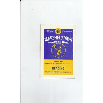 Mansfield Town Home Football Programmes