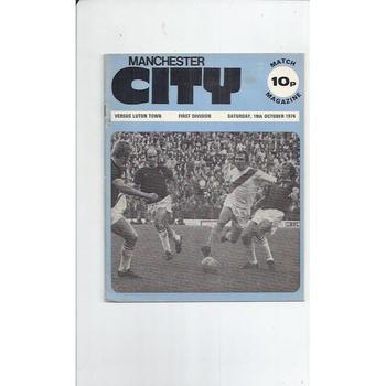 Luton Town Away Football Programmes