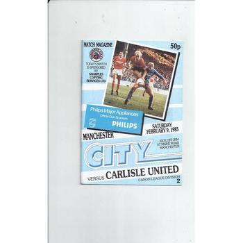 Carlisle United Away Football Programmes