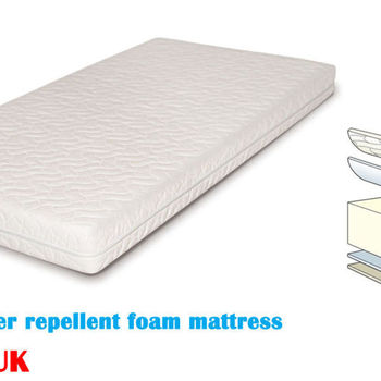 Wooden Baby Cot Bed Orlando With 3" Water repellent Mattress 120cm x 60cm