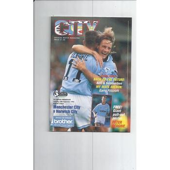Manchester City Home Football Programmes