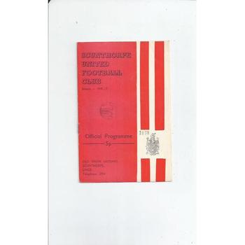 Scunthorpe United Home Football Programmes