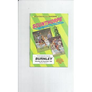Burnley Away Football Programmes