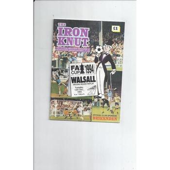 Walsall Away Football Programmes