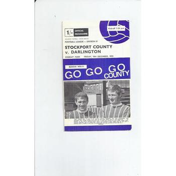 Darlington Away Football Programmes