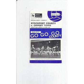 Stockport County Home Football Programmes