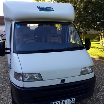 McLOUIS 261 Motorhome Fiat Ducato 1.9TD 4 Berth Fixed Bed - 2001 (Y)reg