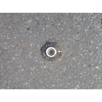 Permanent anchor points in a public place 