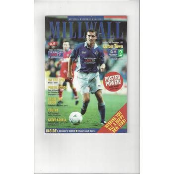Millwall Home Football Programmes