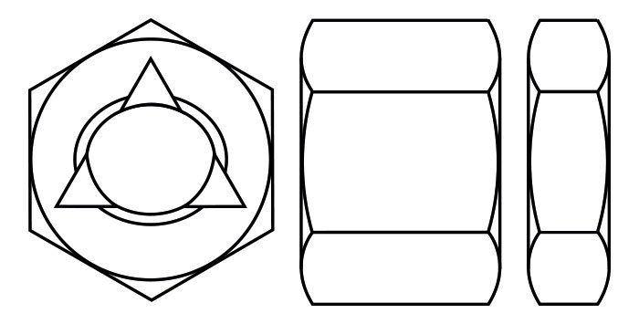 Trilock All Metal Prevailing Torque Nuts