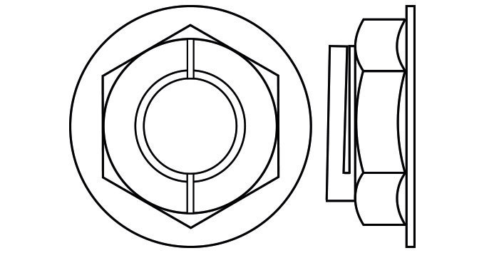 Aerotight Flange Nuts