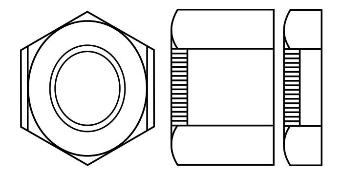DIN980V All metal Prevailing Torque Nuts