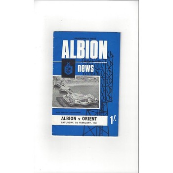 Leyton Orient Away Football Programmes