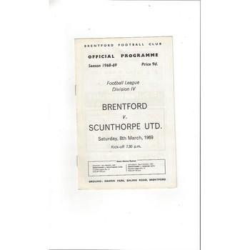 Scunthorpe United Away Football Programmes
