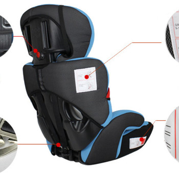 Mcc 3 in 1 Spotted Baby Car Booster Seat For Group 1/2/3 9-36kg