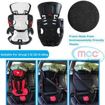 Mcc 3 in 1 Spotted Baby Car Booster Seat For Group 1/2/3 9-36kg
