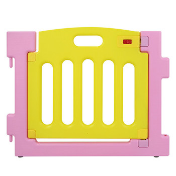 8 Sided Plastic Baby Playpen with Playmats (Pink)