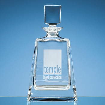 Lead Crystal Boston Decanter 0.7ltr