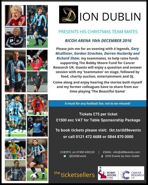 Dion Dublin presents his Christmas Team Mates