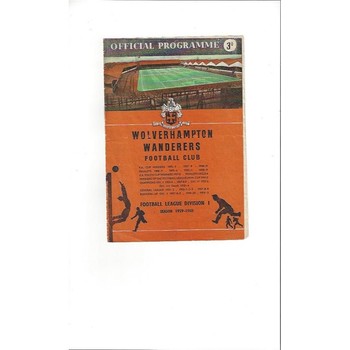 Wolverhampton Wanderers Home Football Programmes