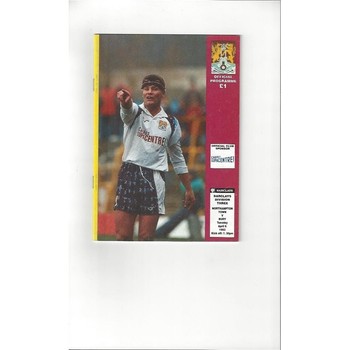 Bury Away Football Programmes