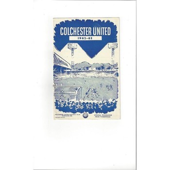 Colchester United Home Football Programmes