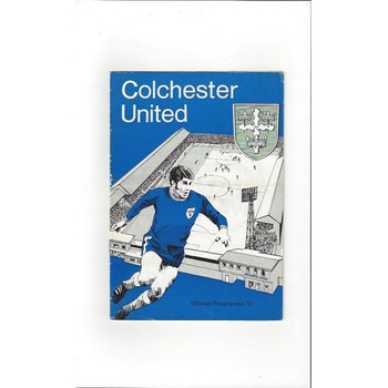 Colchester United Home Football Programmes