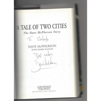 A tail of two Cities Hardback 1996 Football Book - Autographed by Author