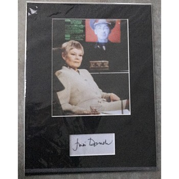 Dame Judi Dench Autograph & Photo