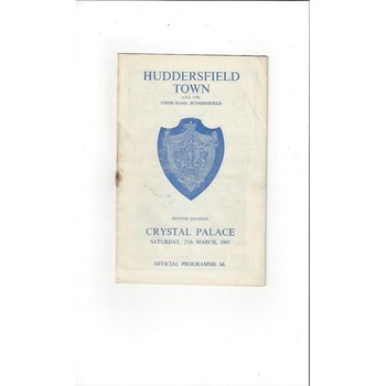 Huddersfield Town Home Football Programmes